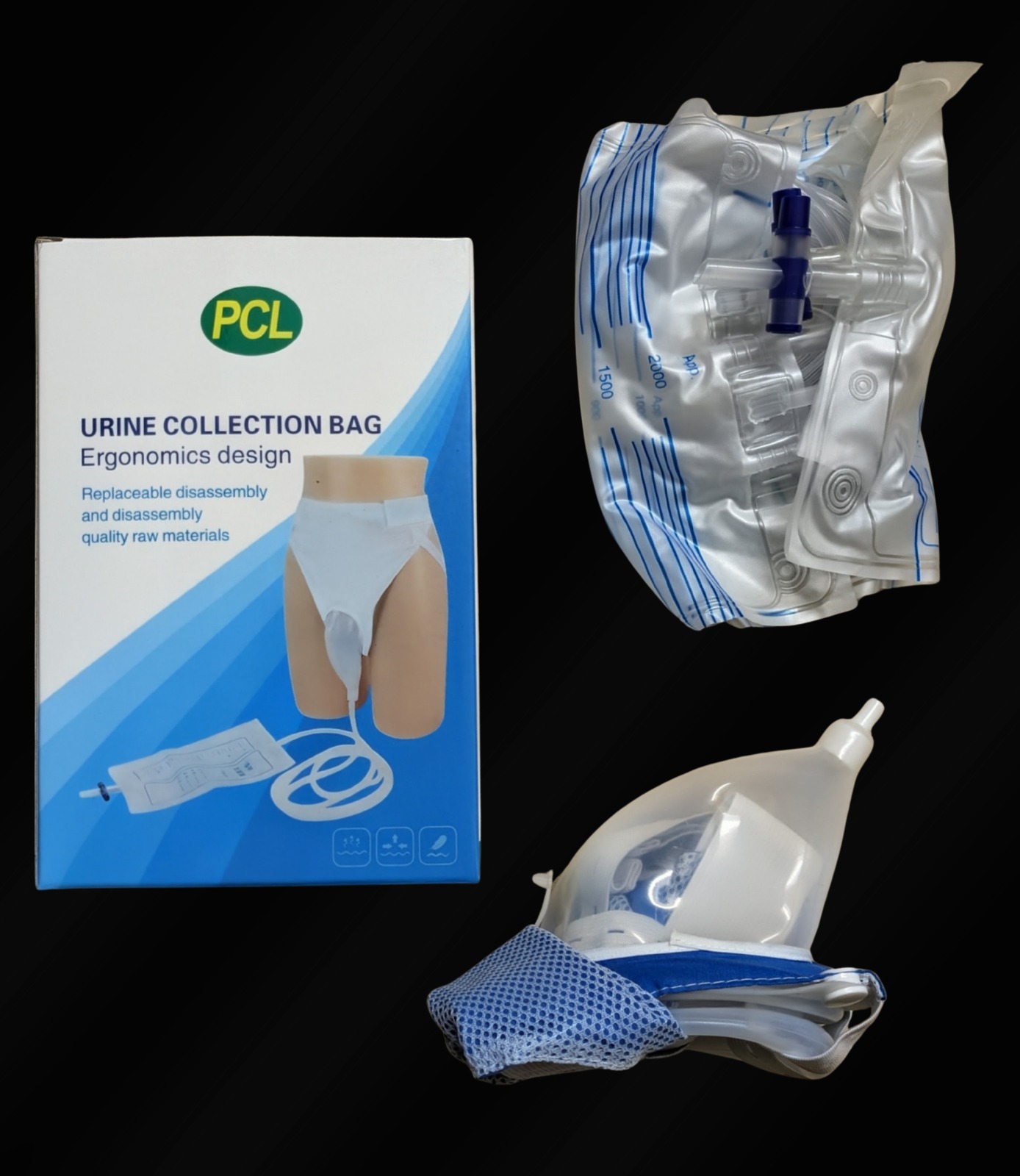 Urine Collection Bag (Ergonomics Design)