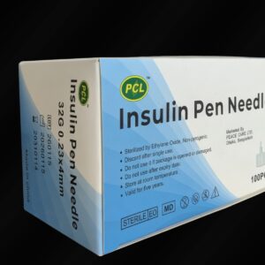 Insulin Pen Needle 32G 0.23 x 4mm – Box of 100