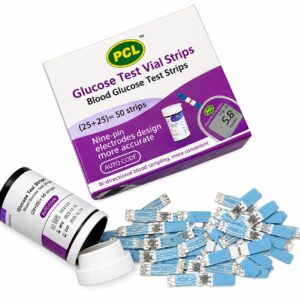 Glucose Test Vial Strips (25+25=50)