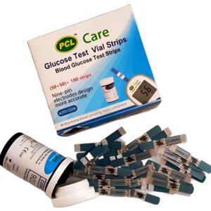 Glucose Test Vial Strips (50+50=100)