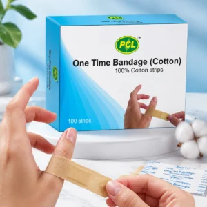 One Time Bandage 100% Cotton Strips – High Elastic Bandage