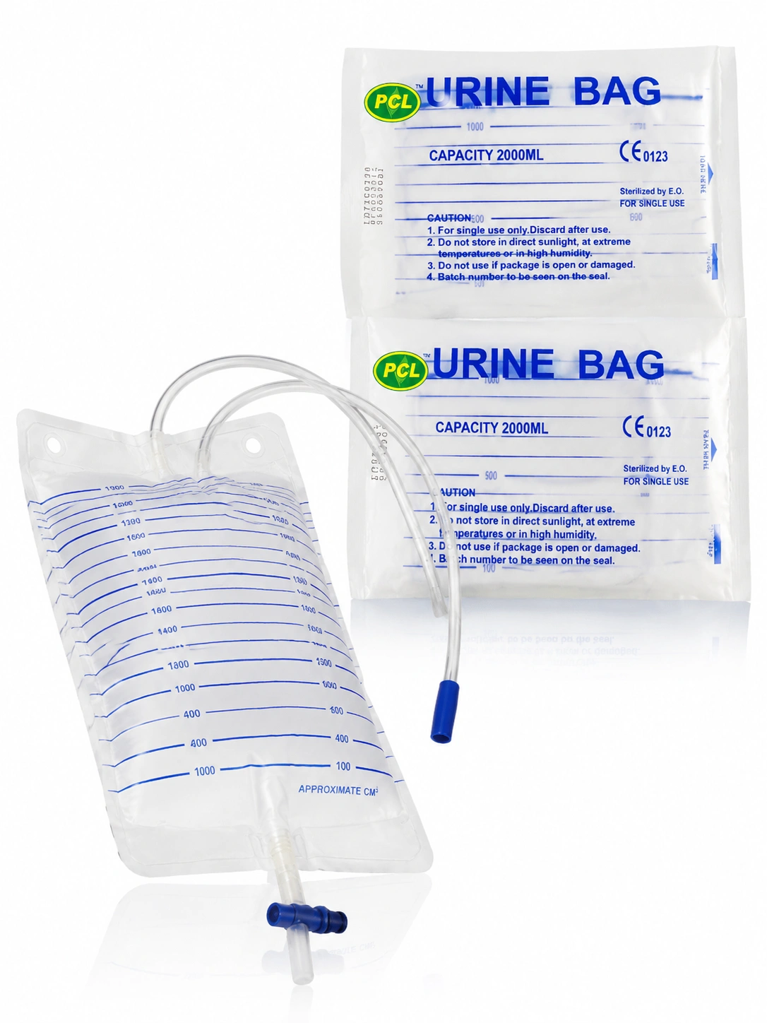 Urine Bag With Bottom Outlet – 2000ml Capacity